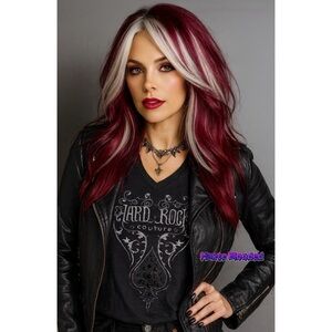 Hard Rock Cafe Couture London Rhinestone Embroidered Guitar Bling Gray Tee y2k